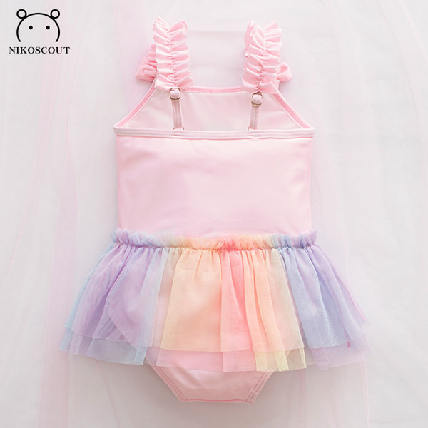 Novi model dječjeg kupaćeg kostima sa tilom za djevojčice