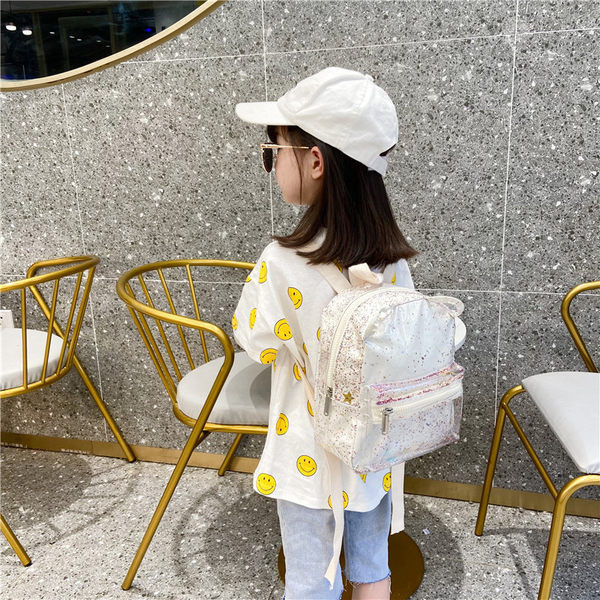 Moderni dječji ruksak s džepom za djevojčice