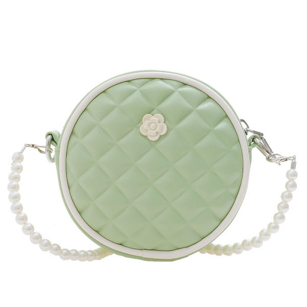 Moodne pika sangaga ümarkott tüdrukutele lastele