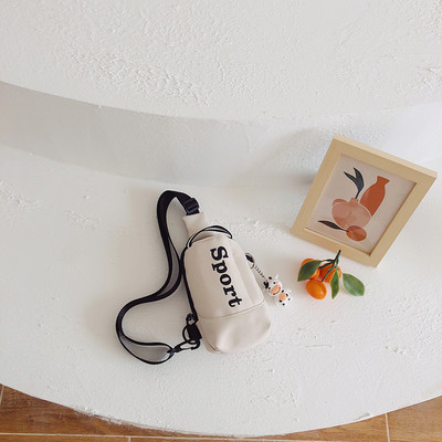 Παιδική καθημερινή τσάντα με φερμουάρ και επιγραφή για αγόρια