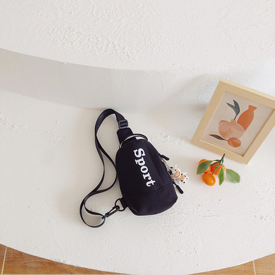 Παιδική καθημερινή τσάντα με φερμουάρ και επιγραφή για αγόρια