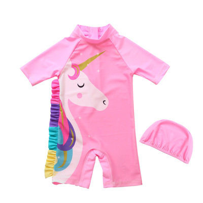 Dječji kupaći kostim s aplikacijom - za djevojčice i dječake