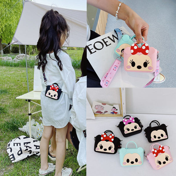 Kaasaegne pika sangaga lastekott kahes mudelis