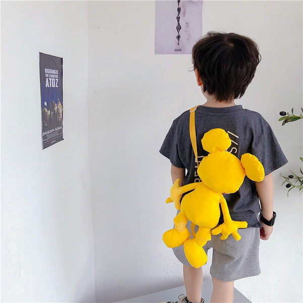 Moderan dječji ruksak za djevojčice i dječake jednobojnog modela