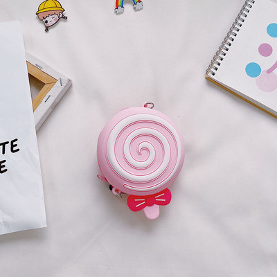 Moodne ümara kujuga lastekott tüdrukutele