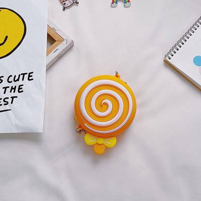 Moodne ümara kujuga lastekott tüdrukutele