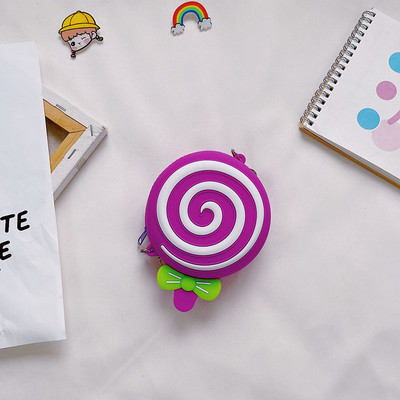 Moodne ümara kujuga lastekott tüdrukutele