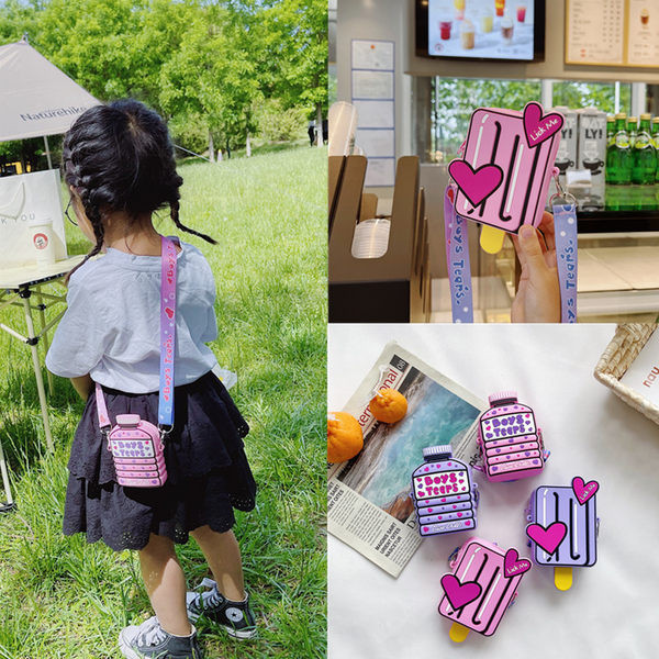 Moderna dječja torba sa natpisom za djevojčice u dva modela