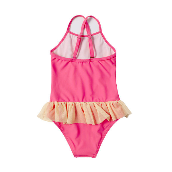 Dječji cijeli kupaći kostim s aplikacijama i kovrčama