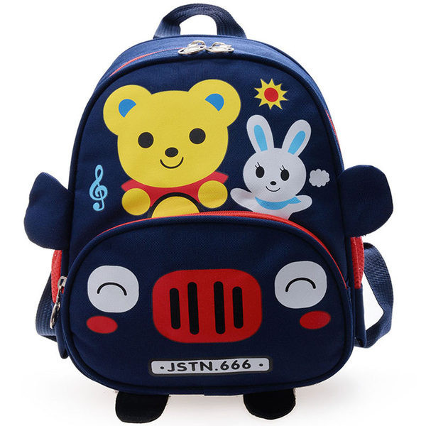 Dječji ruksak za djevojčice i dječake s džepom i aplikacijom