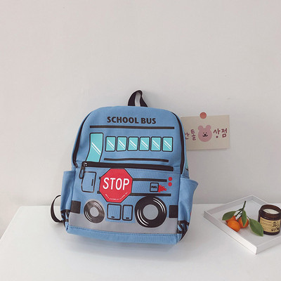 Παιδικό μοντέρνο σακίδιο για αγόρια με απλικέ και επιγραφή