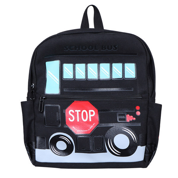 Παιδικό μοντέρνο σακίδιο για αγόρια με απλικέ και επιγραφή