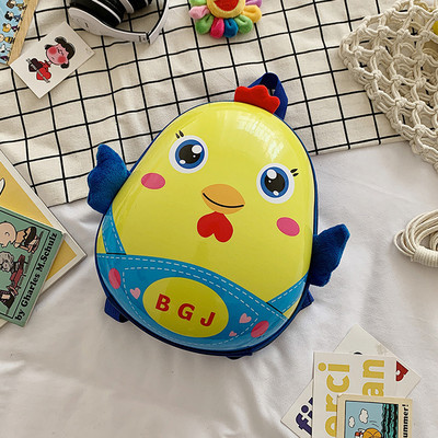 Μοντέρνο παιδικό σακίδιο σε στρογγυλό σχήμα με επιγραφή και φερμουάρ