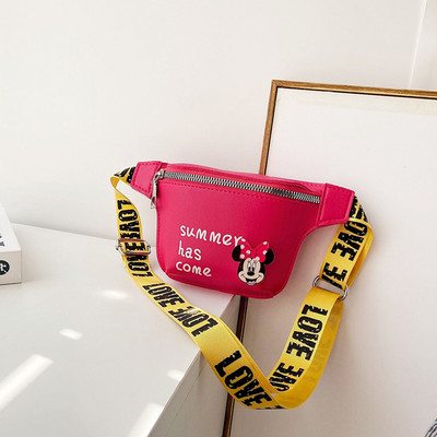 Актуална детска чанта с надпис и цип