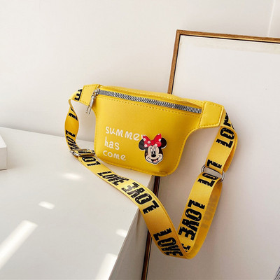 Актуална детска чанта с надпис и цип 