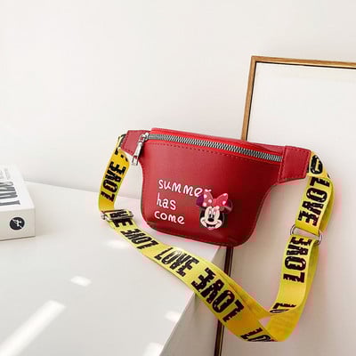 Актуална детска чанта с надпис и цип 