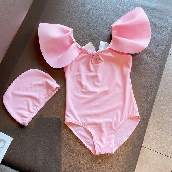 Laste ujumistrikoo paljas selg tüdrukutele