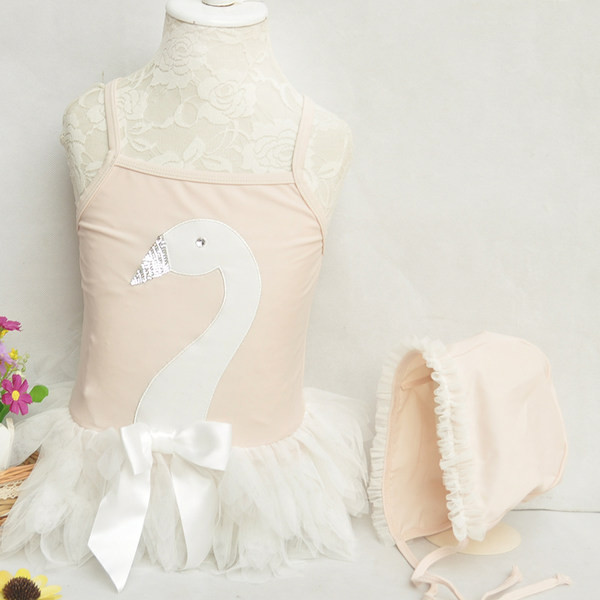 Dječji puni kupaći kostim s tankim naramenicama i tilom