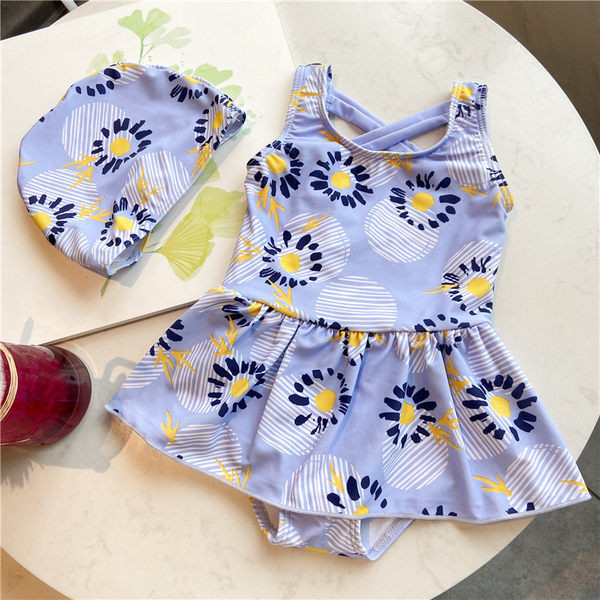 Ristirihmade ja aplikatsiooniga laste täisujumistrikoo