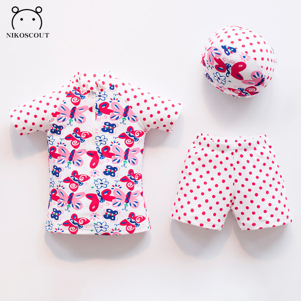 Uut mudelit kaheosaline laste ujumistrikoo tüdrukutele