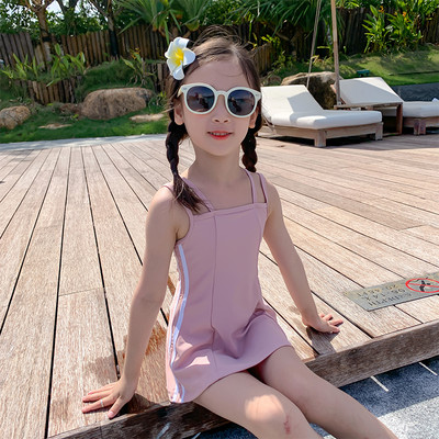 Peenikeste rihmadega laste ujumisriided tüdrukutele