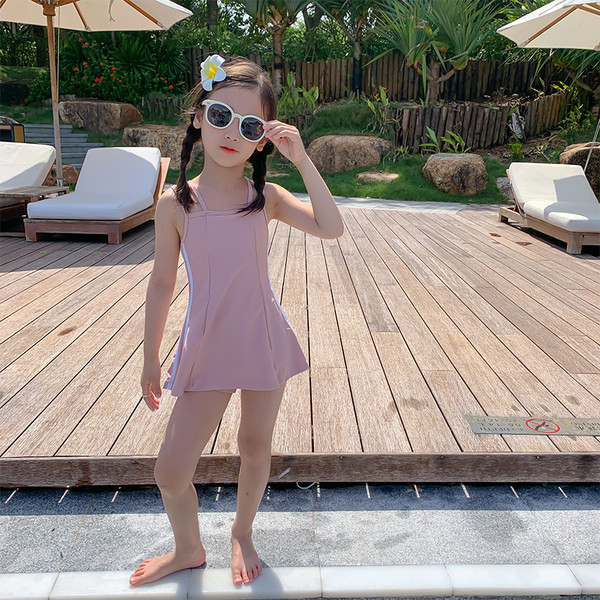 Peenikeste rihmadega laste ujumisriided tüdrukutele