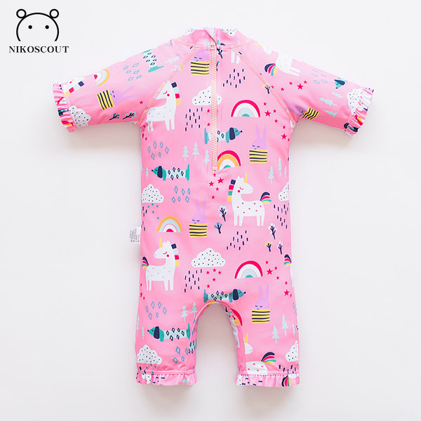 Uus mudel kõik laste ujumistrikoo trükiga tüdrukutele