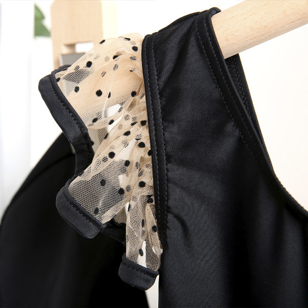 Dječji puni kupaći kostim na točkice-za djevojčice