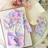 Ninasarviku aplikatsiooniga laste täielik ujumistrikoo kombinesoon