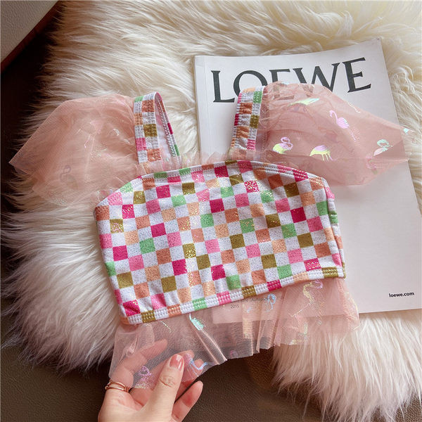 Dječji dvodijelni kupaći kostim s tilom