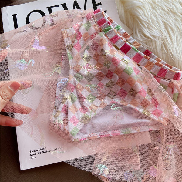 Dječji dvodijelni kupaći kostim s tilom