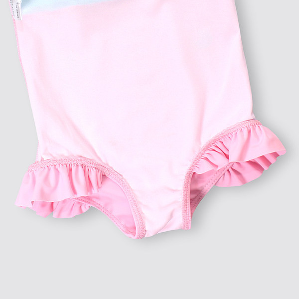 Dječji cijeli kupaći kostim s aplikacijama i 3D elementima