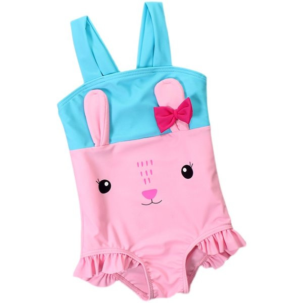 Dječji cijeli kupaći kostim s aplikacijama i 3D elementima