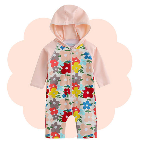 Dječja ekipa za plivanje s patentnim zatvaračem i kapuljačom