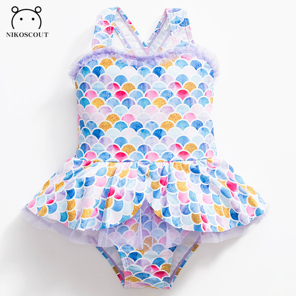 Dječji šareni cijeli kupaći kostim za djevojčice