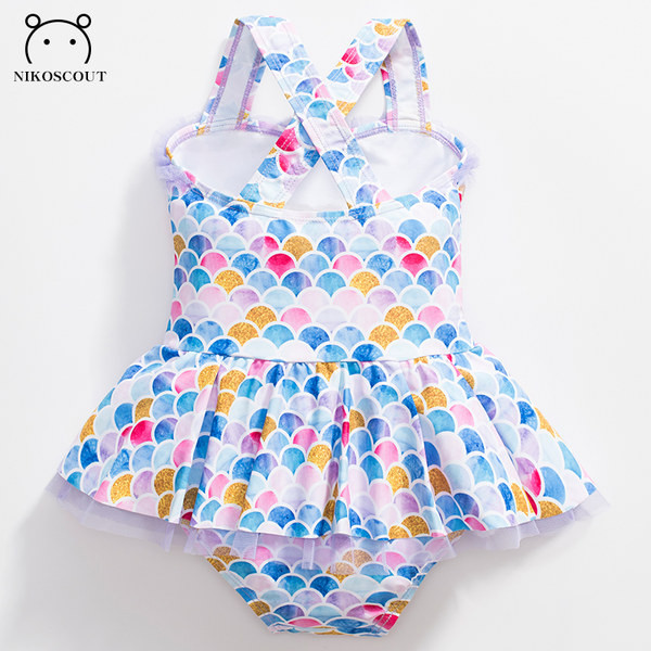 Dječji šareni cijeli kupaći kostim za djevojčice