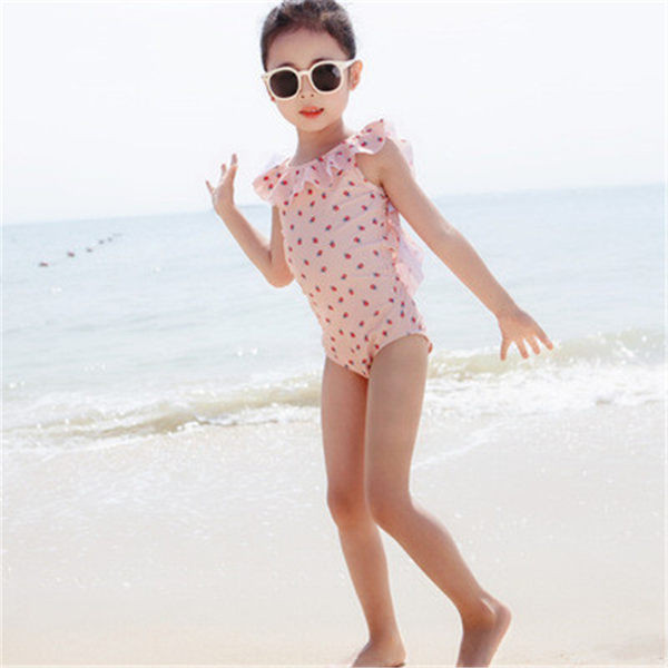 Cijeli kupaći kostim s aplikacijom za djevojčice