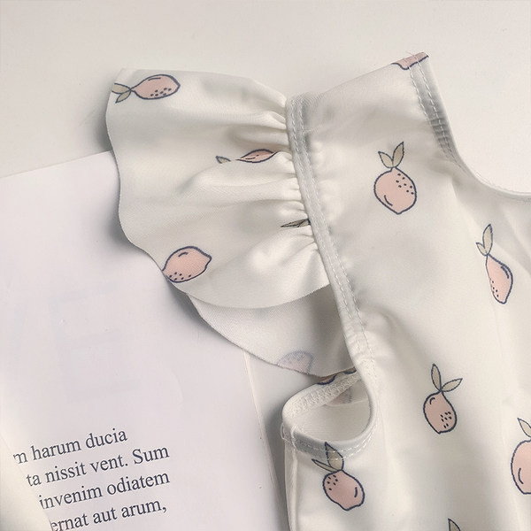 Παιδικό ολόσωμο μαγιό με βολάν για κορίτσια