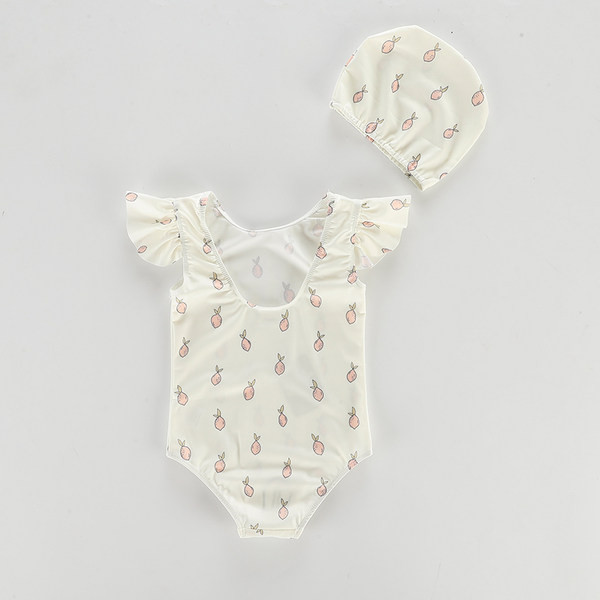 Παιδικό ολόσωμο μαγιό με βολάν για κορίτσια