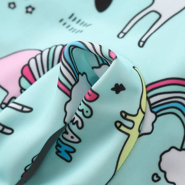 Dječji kupaći kostim za zaštitu od sunca s patentnim zatvaračem