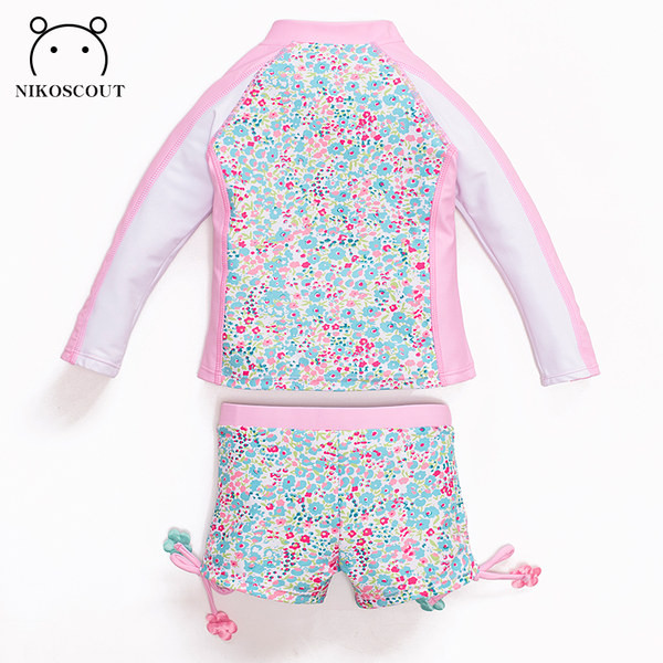 Novi dvodijelni model kupaćeg kostima sa cvjetnim uzorkom za djevojčice