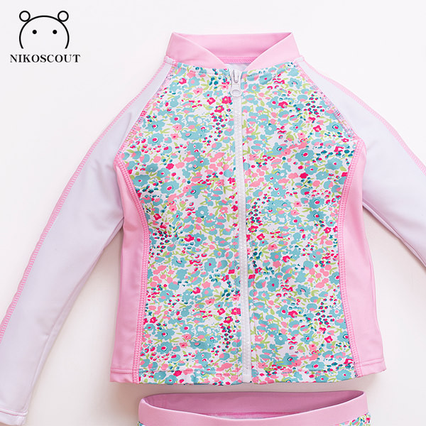 Novi dvodijelni model kupaćeg kostima sa cvjetnim uzorkom za djevojčice