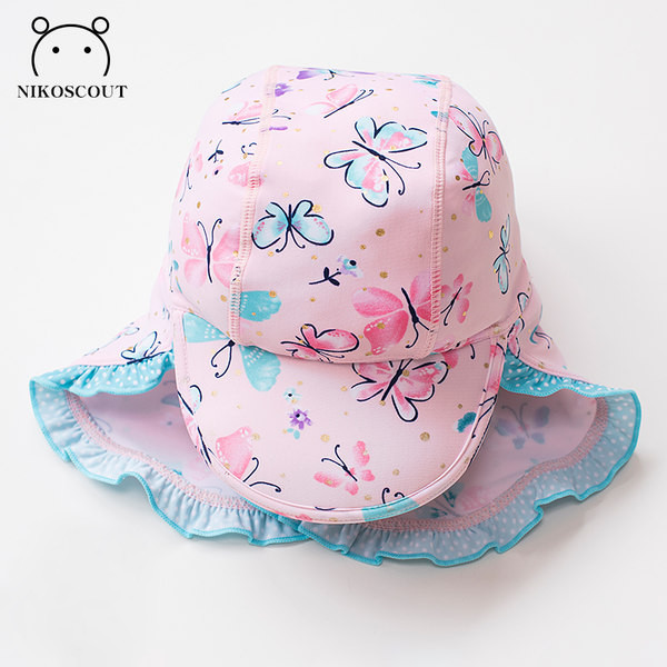 Roosa täispäikese ujumistrikoo tüdrukutele