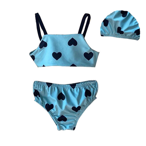 Kaheosaline südametega laste ujumistrikoo