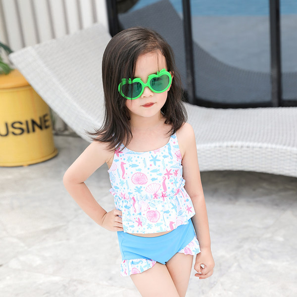 Dječji kupaći kostim iz dva dijela - za djevojčice