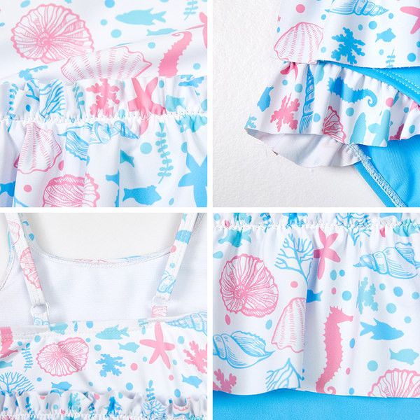 Dječji kupaći kostim iz dva dijela - za djevojčice