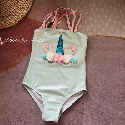 Dječji kupaći kostim sa 3D elementom - dva modela