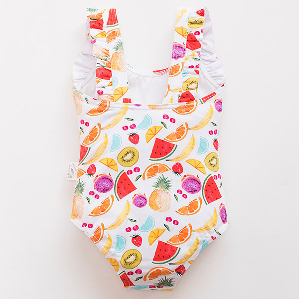 Novi model dječjeg cijelog kupaćeg kostima sa širokim naramenicama za djevojčice