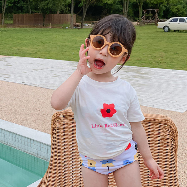 Dječji cijeli kupaći kostim s trakom na leđima