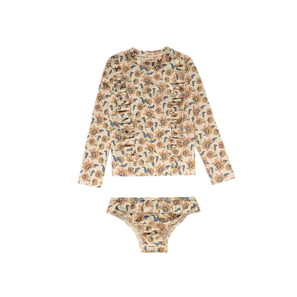 Dječji dvodijelni kupaći kostim s dugim rukavima